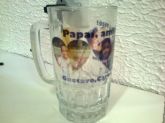 Caneca de chopp de vidro